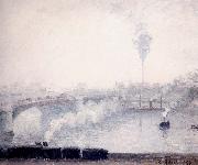 Camille Pissarro Rouen,Effect of Fog oil painting reproduction